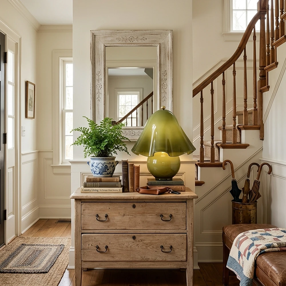 Fiora Scalloped Mushroom Table Lamp