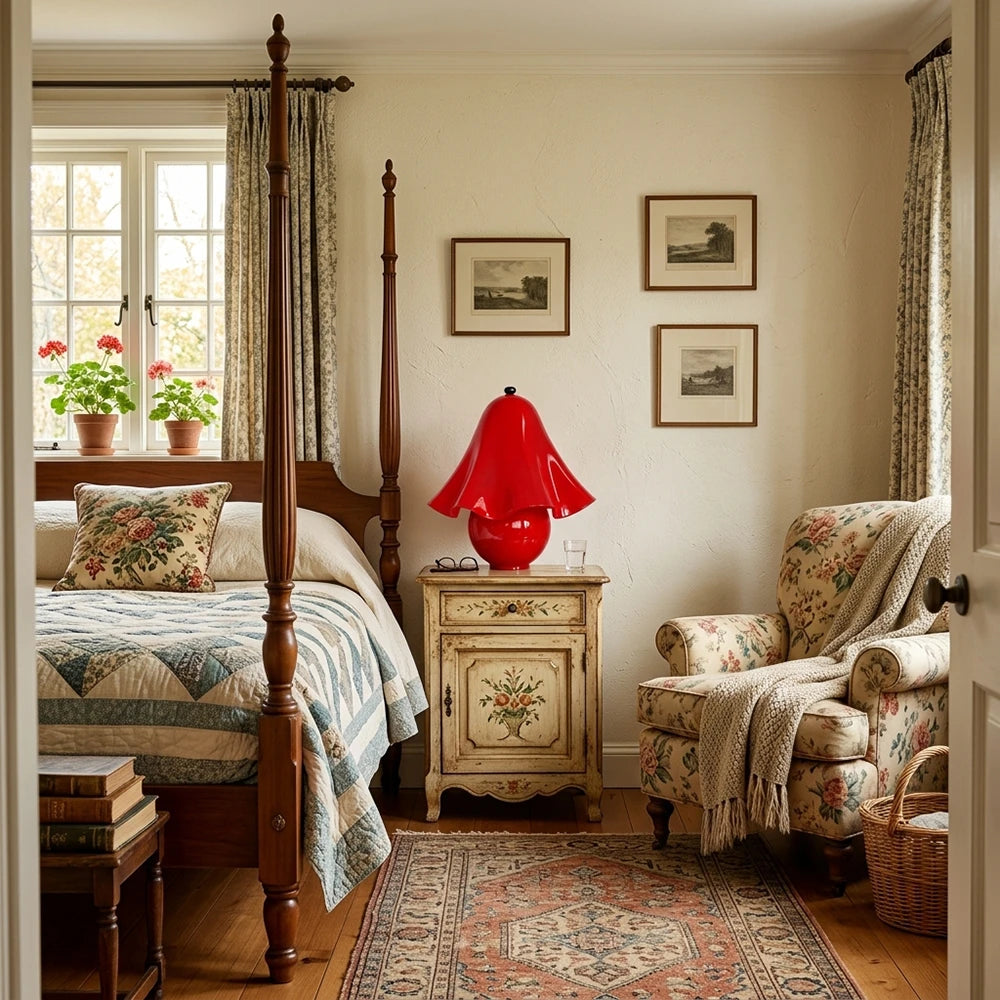 Fiora Scalloped Mushroom Table Lamp