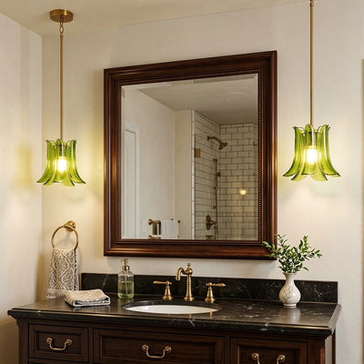 Fiorella Petal Glass Pendant Light