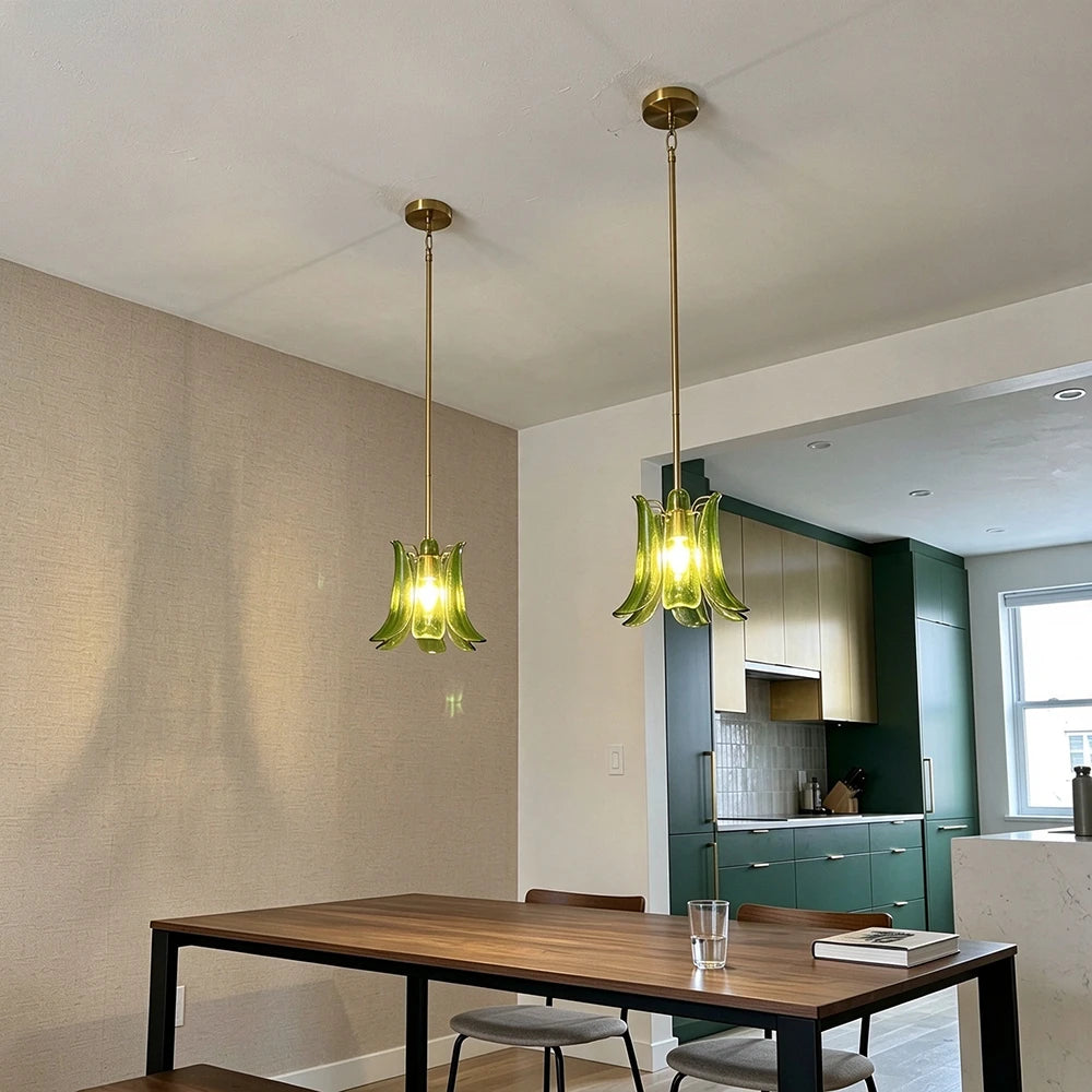 Fiorella Petal Glass Pendant Light