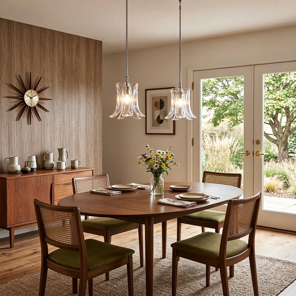 Fiorella Petal Glass Pendant Light