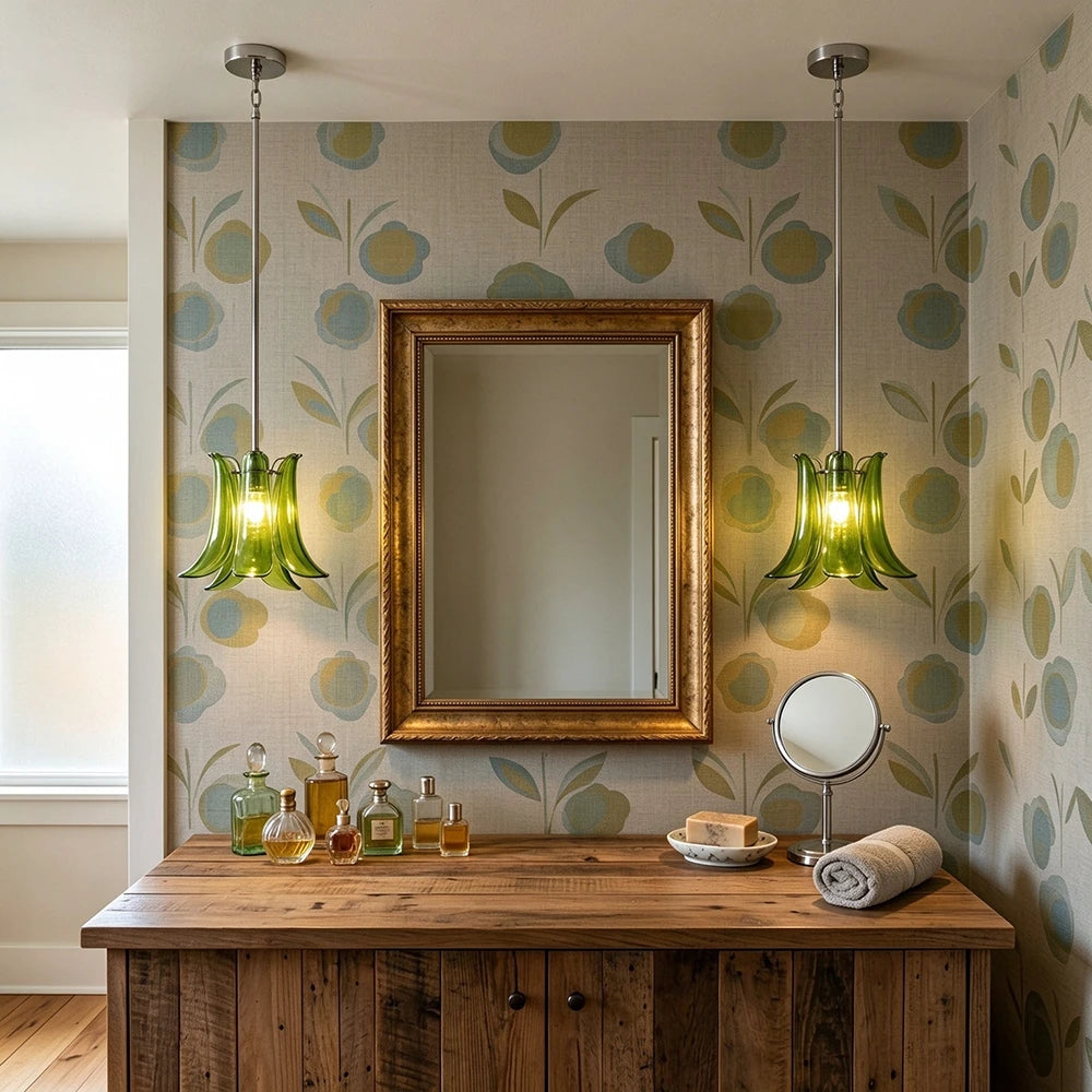 Fiorella Petal Glass Pendant Light