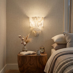 Geometric Alabaster Wall Lamp