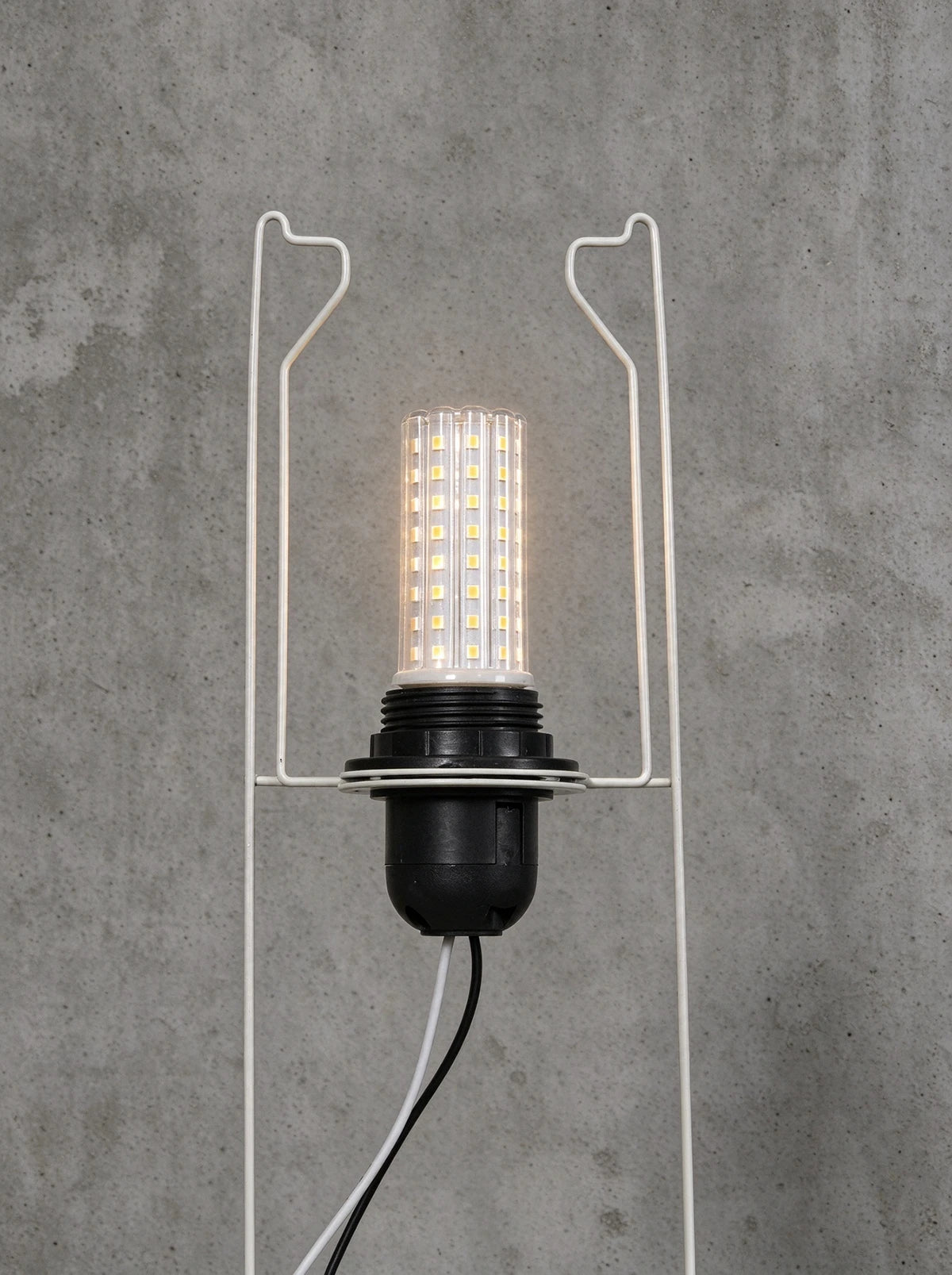 Japandi White Lantern Table Lamp