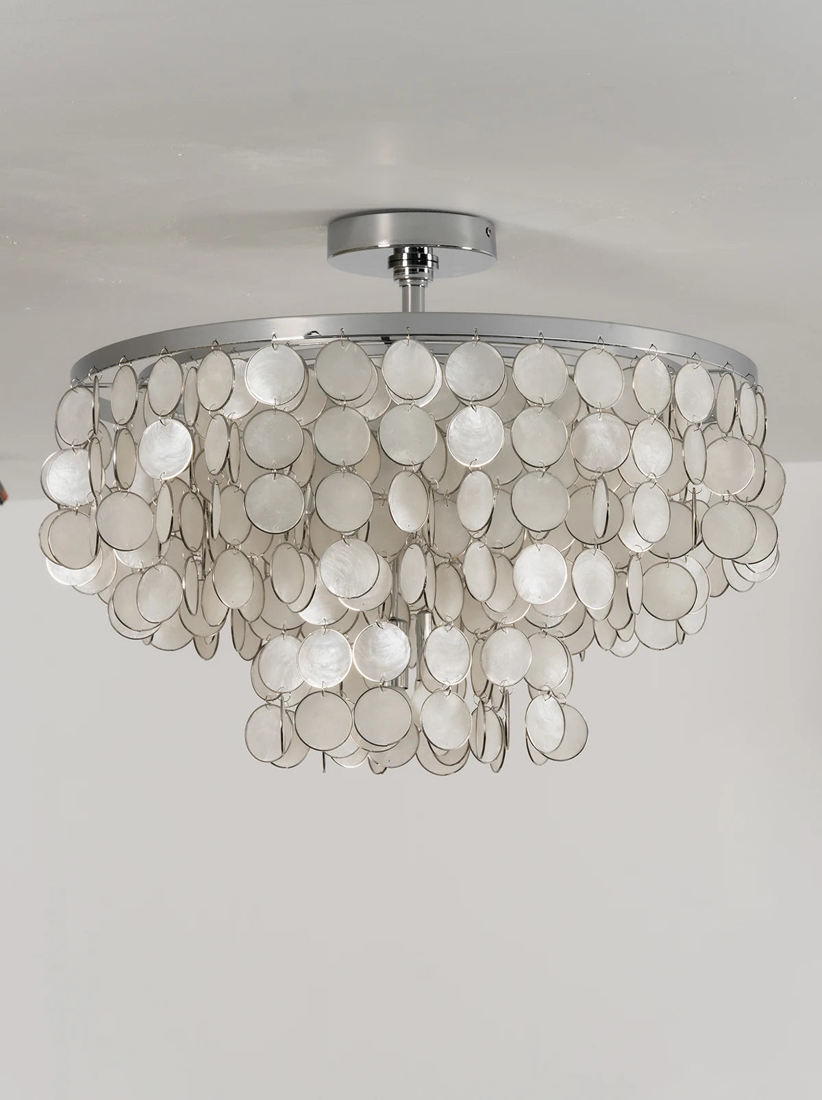 Nerelle Tiered Disc Semi-Flush Ceiling Light