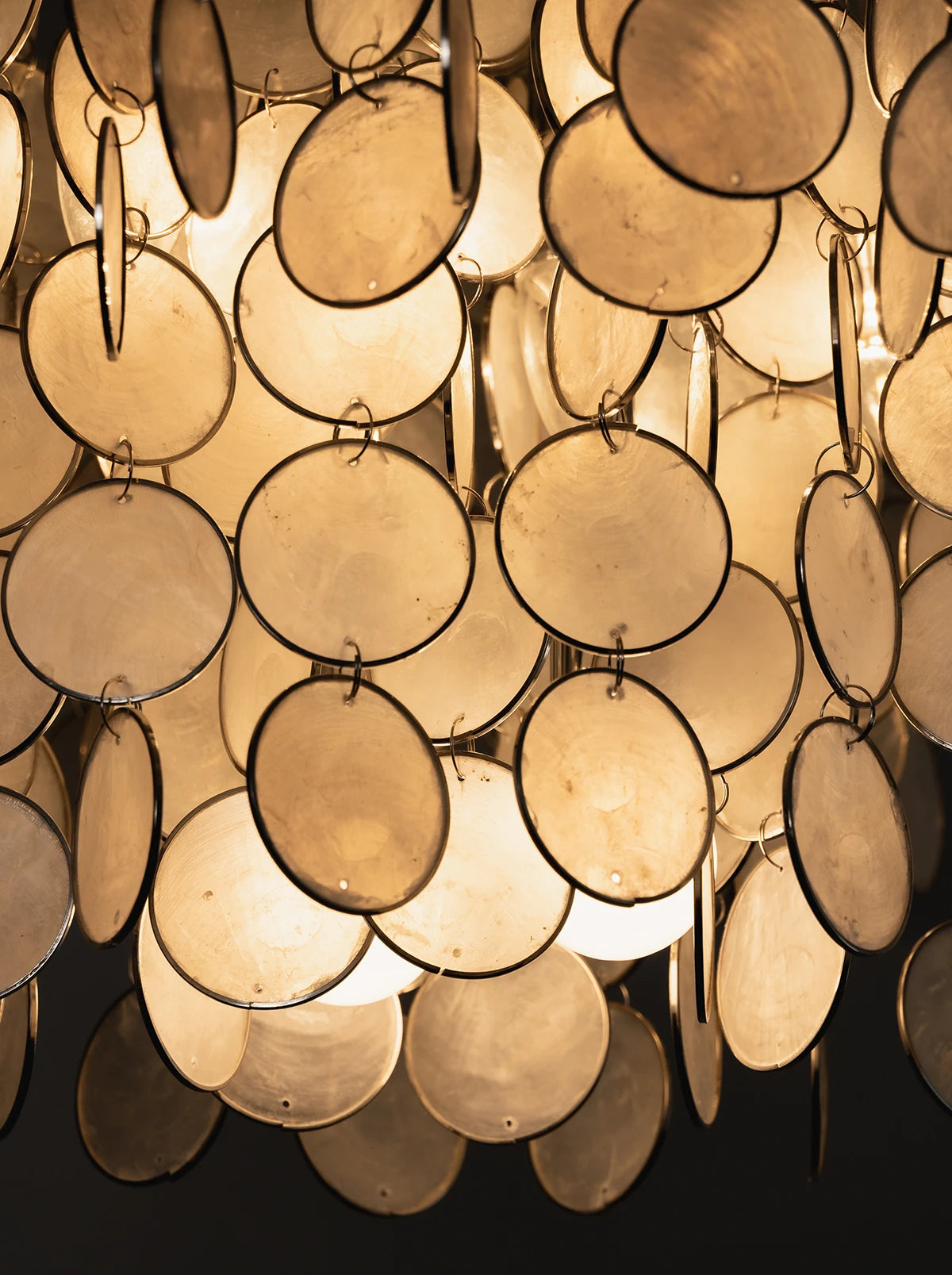 Nerelle Tiered Disc Semi-Flush Ceiling Light