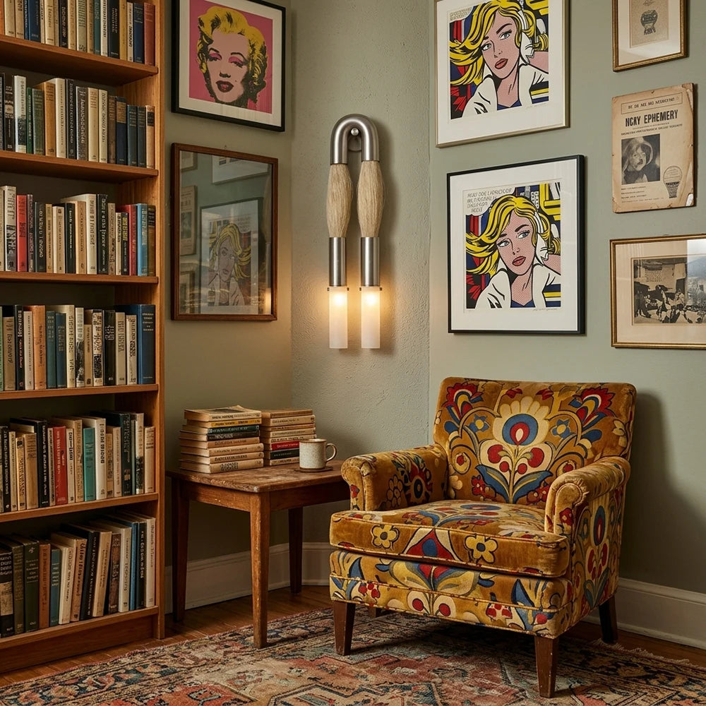 Shaped Double Wall Sconce