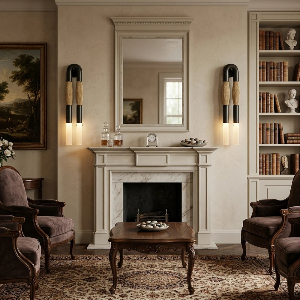 Shaped Double Wall Sconce