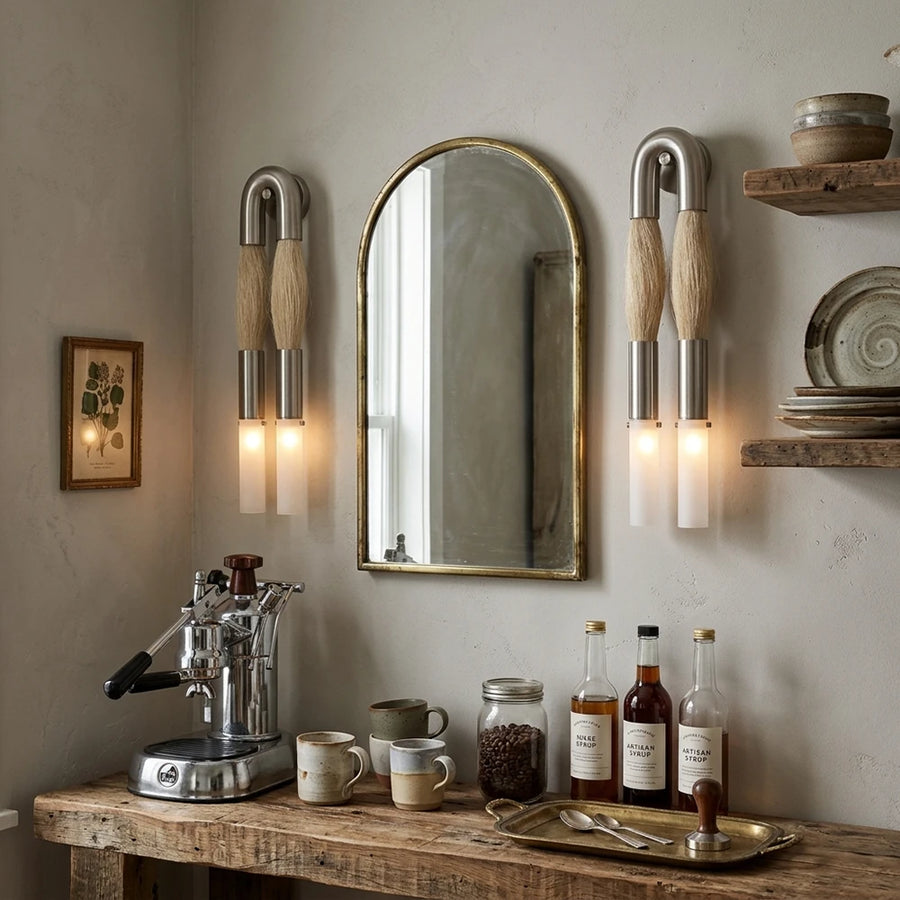Shaped Double Wall Sconce