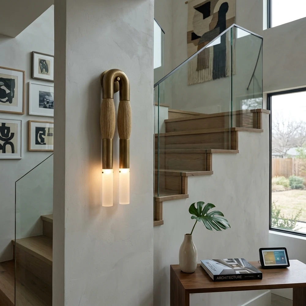 Shaped Double Wall Sconce