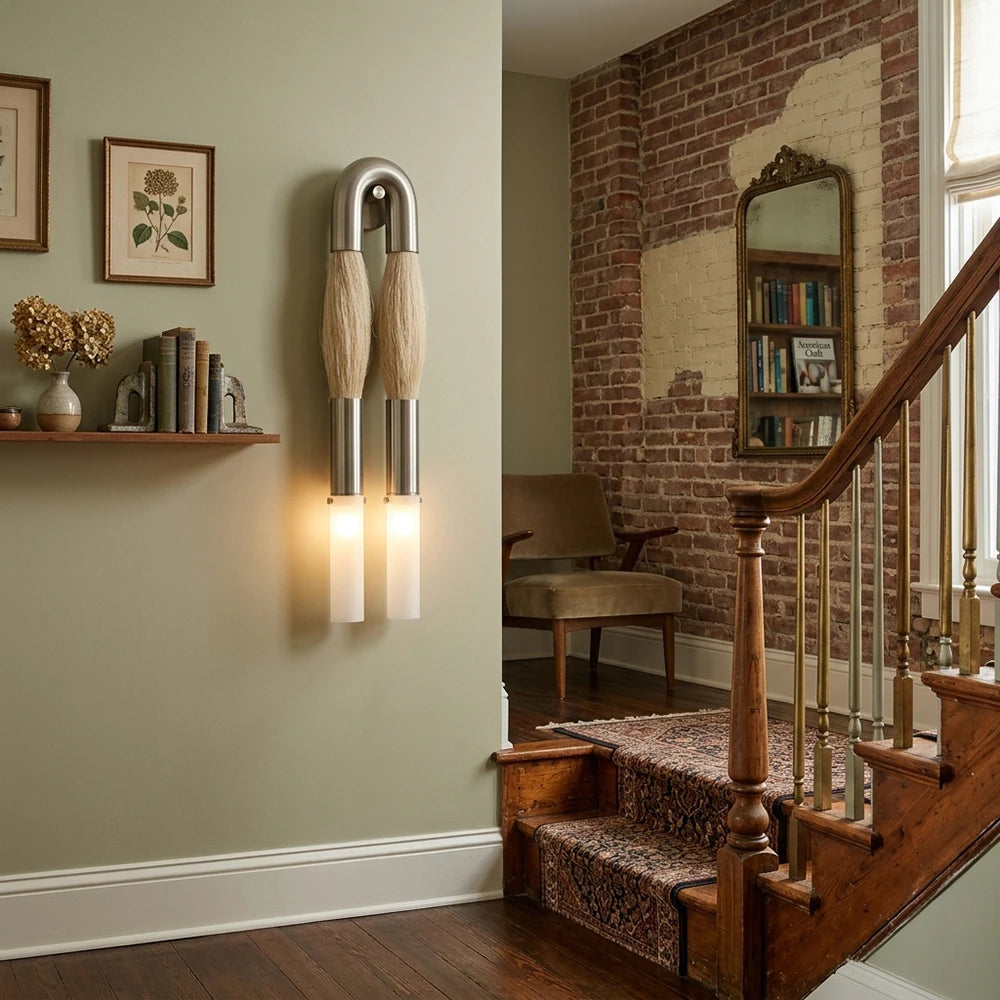 Shaped Double Wall Sconce