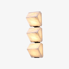 Stepped Minimalist Alabaster Wall Lamp