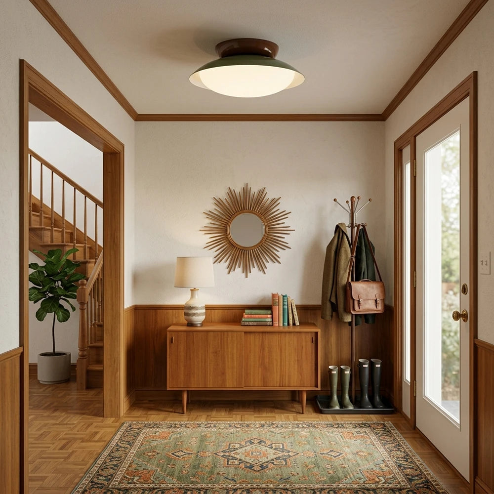 Tavola Retro Disc Flush Mount Ceiling Light