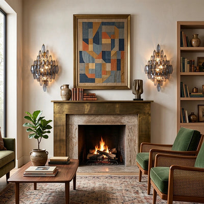 Vesper Tiered Geometric Wall Sconce