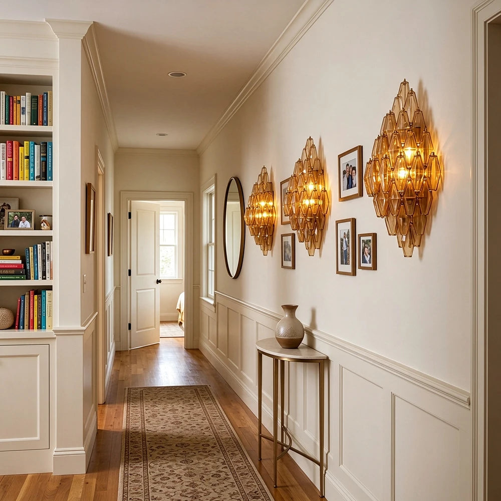 Vesper Tiered Geometric Wall Sconce