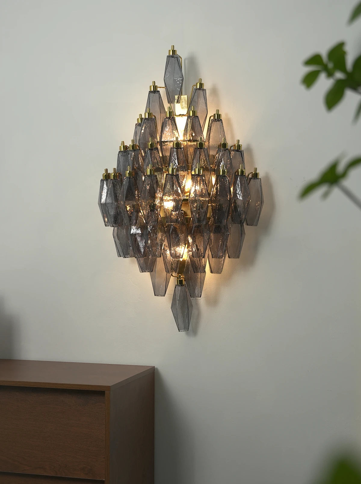Vesper Tiered Geometric Wall Sconce