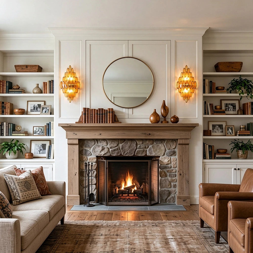 Vesper Tiered Geometric Wall Sconce